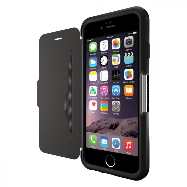 iPhone6 ケース 本革製 耐衝撃手帳型ケース OtterBox Strada ブラック iPhone 6_0