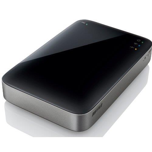バッファロー HDW-P500U3 ミニステーション Wi-Fi&USB3.0用 ポータブルHDD 500GB_0