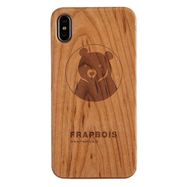 iPhone XS Max ケース FRAPBOIS A SOLID ウッドケース BEAR iPhone XS Max_0