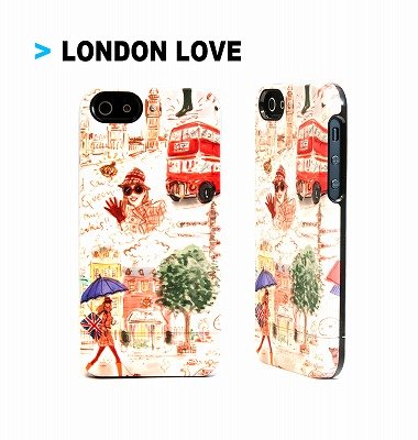 iPhone SE/5s/5 ケース Uncommon iPhone SE/5s/5用カプセルケース London Love_0