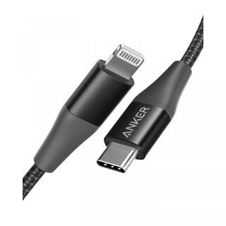 Anker PowerLine+ II USB-C ＆ ライトニング ケーブル(0.9m) ブラック
