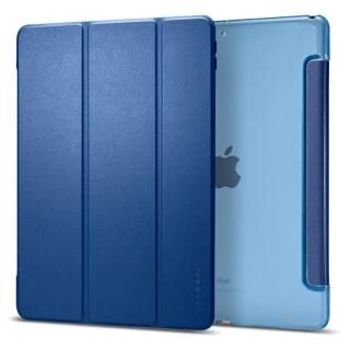 Spigen Smart Fold PUレザー手帳型ケース iPad Air(2019) ブルー
