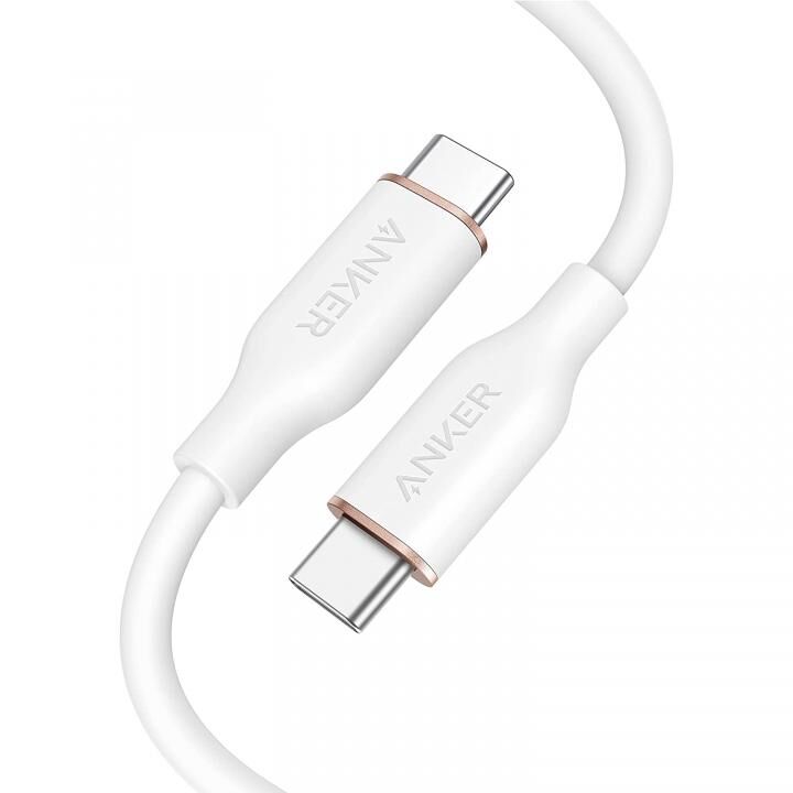 Anker PowerLine III Flow USB-C & USB-C ケーブル 0.9m ホワイト_0