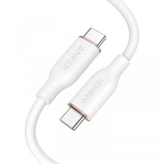 Anker PowerLine III Flow USB-C & USB-C ケーブル 0.9m ホワイト【7月上旬】
