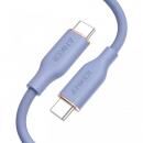 Anker PowerLine III Flow USB-C & USB-C ケーブル 0.9m ラベンダーグレイ【2月上旬】