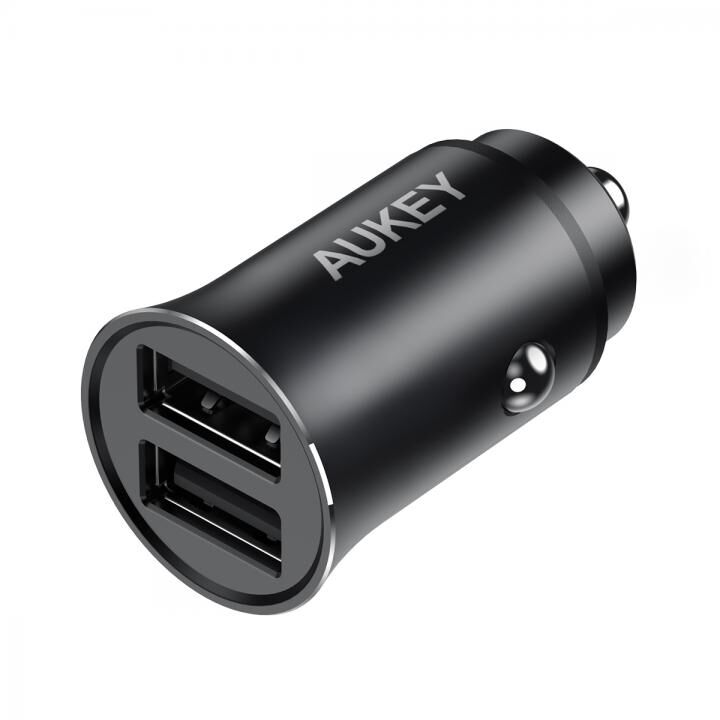 AUKEY(オーキー) カーチャージャー Enduro Duo 24W USB-A 2ポート ブラック_0
