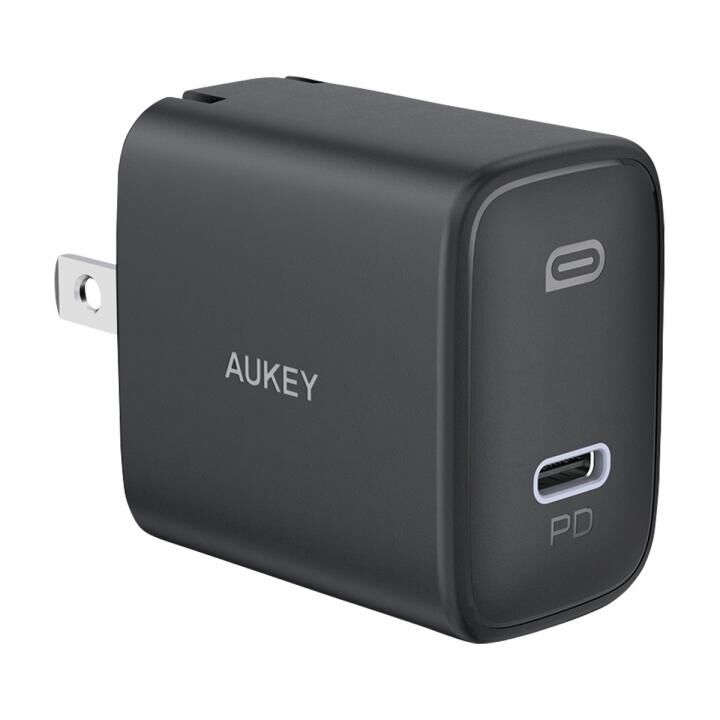 AUKEY(オーキー) USB充電器 Swift 20W PD対応 折りたたみ式 USB-C 1ポート ブラック_0