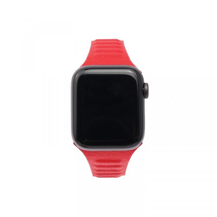 WEARPLANET Slim Line マグネットリンクバンド Apple Watch 45/44/42mm Lips Red_0