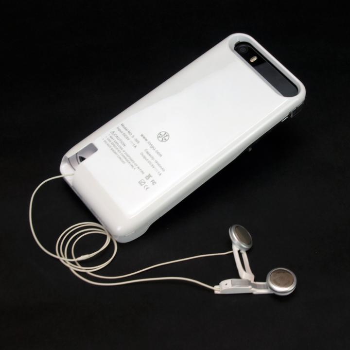iPhone SE/5s/5 ケース [1900mAh]巻取り式イヤホン一体型バッテリー内蔵ケース iPhone SE/5s/5ケース_0