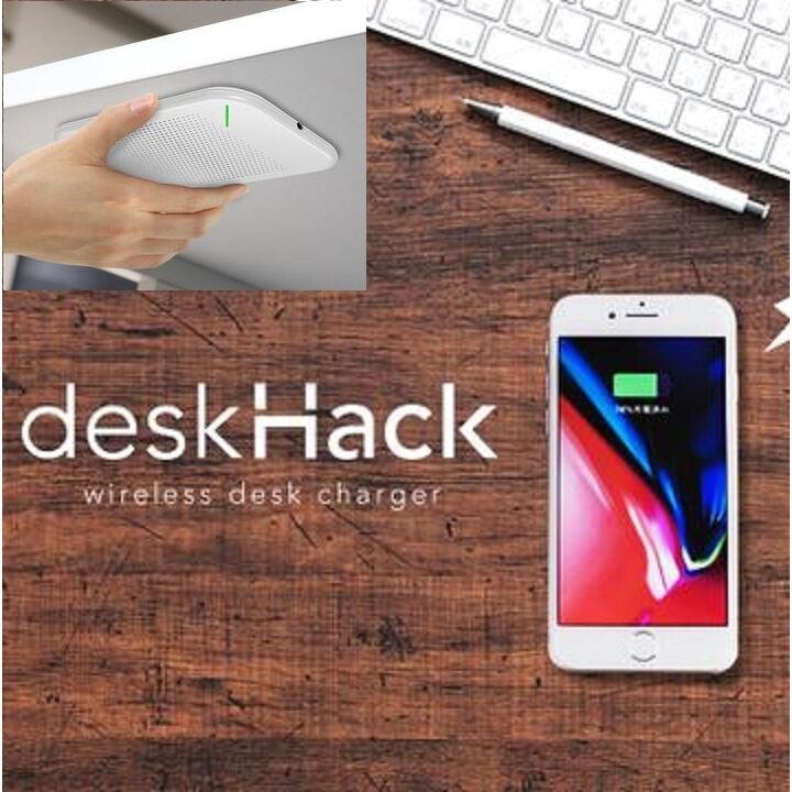 deskHack 次世代ワイヤレス充電器 ホワイト 新品未使用!