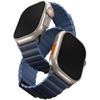 UNIQ REVIX リバーシブル マグネット Apple Watch 49/45/44/42mm PRUSSIAN/MIST BLUE