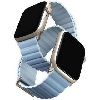 UNIQ REVIX リバーシブル マグネット Apple Watch バンド 41/40/38mm ARCTIC/SOFT BLUE【6月下旬】