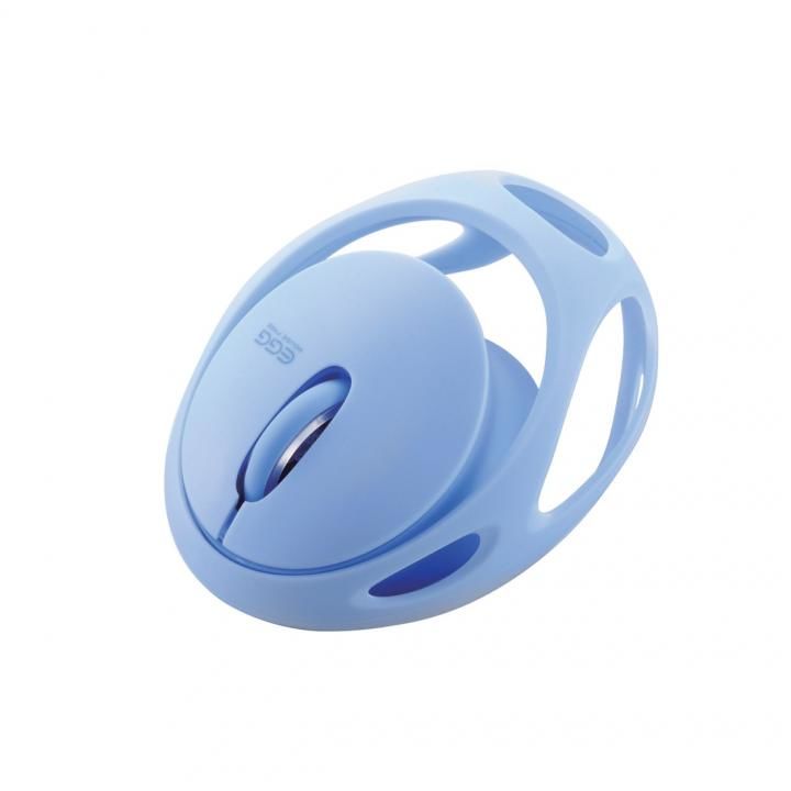 軽量ワイヤレス Bluetoothマウス EGG MOUSE FREE ブルー_0