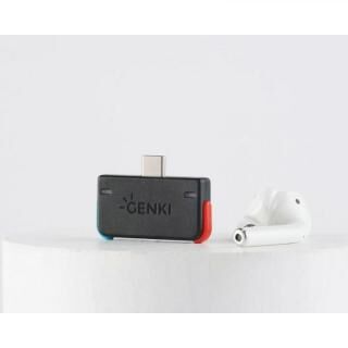 Genki Audio Bluetooth Transmitter トランスミッター Switch/PS4 Neon