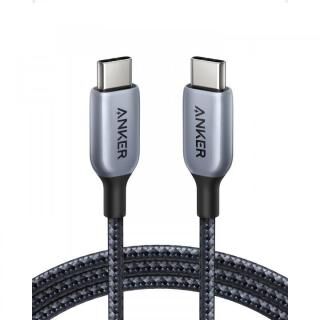 Anker 765 高耐久ナイロン USB-C & USB-C ケーブル 140W 1.8m グレー【6月下旬】