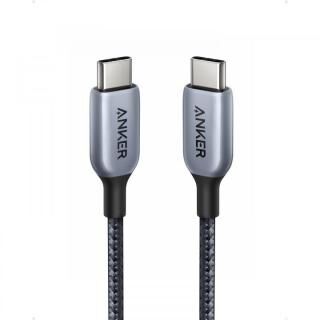 Anker 765 高耐久ナイロン USB-C & USB-C ケーブル 140W 0.9m グレー【6月下旬】