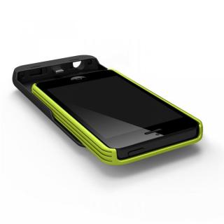 iPhone SE/5s/5 ケース [2500mAh]9mm極薄 バッテリー内蔵ケース グリーン iPhone SE/5s/5ケース