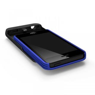 iPhone SE/5s/5 ケース [2500mAh]9mm極薄 バッテリー内蔵ケース ブルー iPhone SE/5s/5ケース