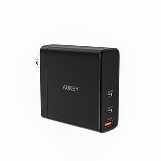 AUKEY オーキー USB充電器 Omnia II Mix 140W PD対応 [USB-A 1ポート/USB-C 2ポート] ブラック