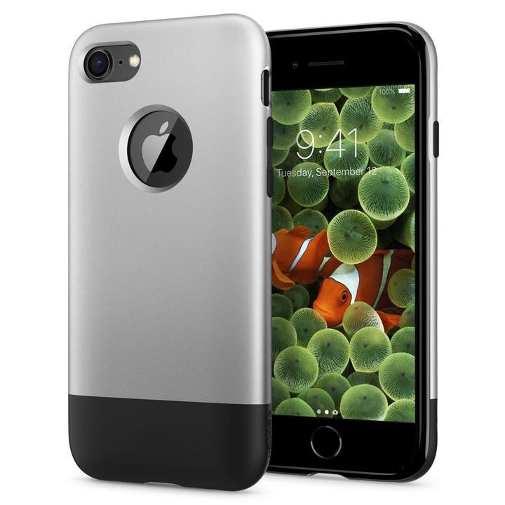 iPhone8/7 ケース Spigen Classic One 背面ケース Aluminum グレイ iPhone 8/7_0