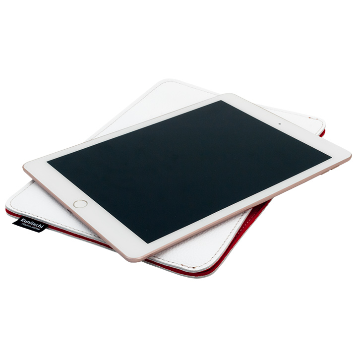 職人が作るレザースリーブ for 9.7インチiPad Pro, iPad Air2 ホワイト別注_0