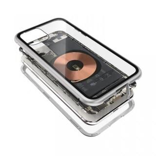 iPhone 11 Pro ケース Transparent Alluminio 2020 シルバー ゴリラガラス+アルミバンパー iPhone 11 Pro