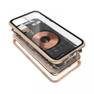 iPhone 11 Pro ケース Transparent Alluminio 2020 ゴールド ゴリラガラス+アルミバンパー iPhone 11 Pro