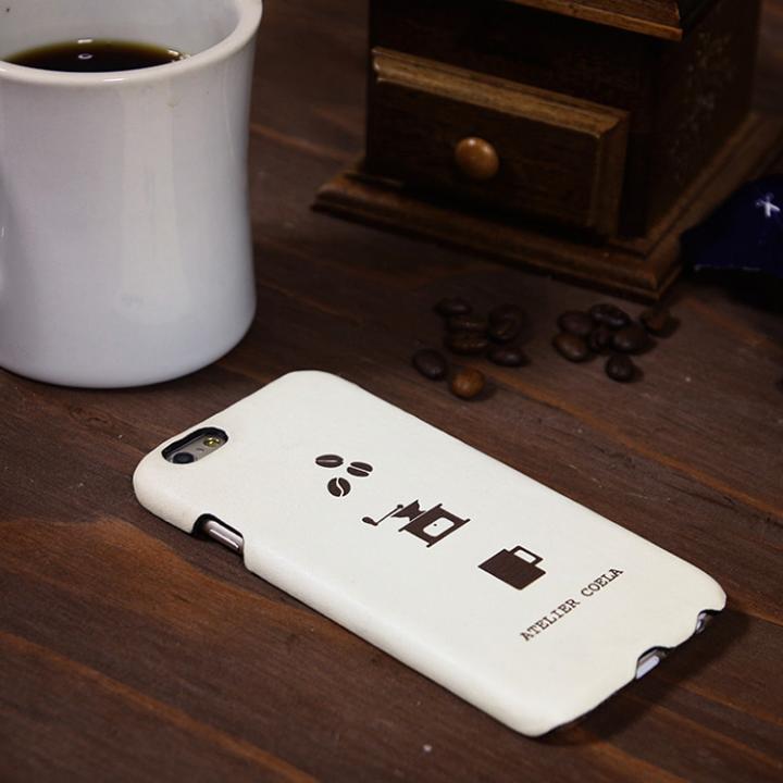 iPhone6s/6 ケース デザインレザーカバー CAFFE DE COELA オフホワイト iPhone 6s/6_0