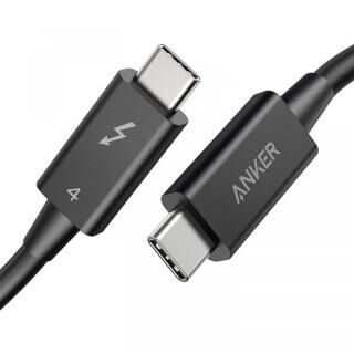 Anker USB-C & USB-C Thunderbolt 4 100W ケーブル ブラック【5月中旬】