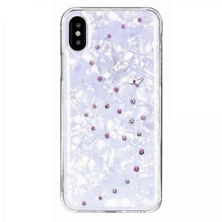 iPhone XS/X ケース Bling My Thing Papillon White スワロフスキー ROSE SPARKLES iPhone XS/X