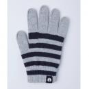 どの指でもスマホが操作できる iTouch Gloves ホワイト/ネイビー(ストライプ)Sサイズ