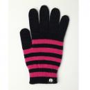 どの指でもスマホが操作できる iTouch Gloves ネイビー/ピンク(ストライプ)Sサイズ