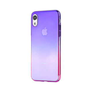 iPhone XR ケース オーロラのようにきらめく 繊細で美しいハードケース/Aurora Series Case 2018 紫/ローズレッド iPhone XR