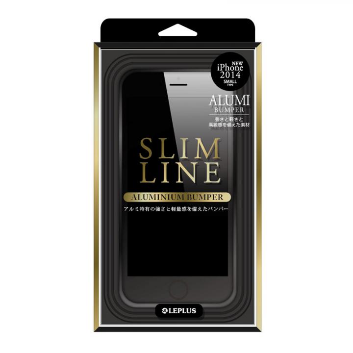 iPhone6 ケース SLIM LINE アルミニウムバンパー ブラック iPhone 6バンパー_0