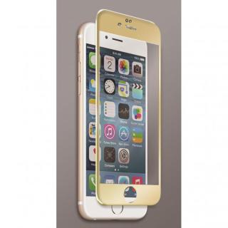iPhone6s フィルム [0.40mm]マグネシウム合金フレーム 強化ガラスフィルム ゴールド iPhone 6s