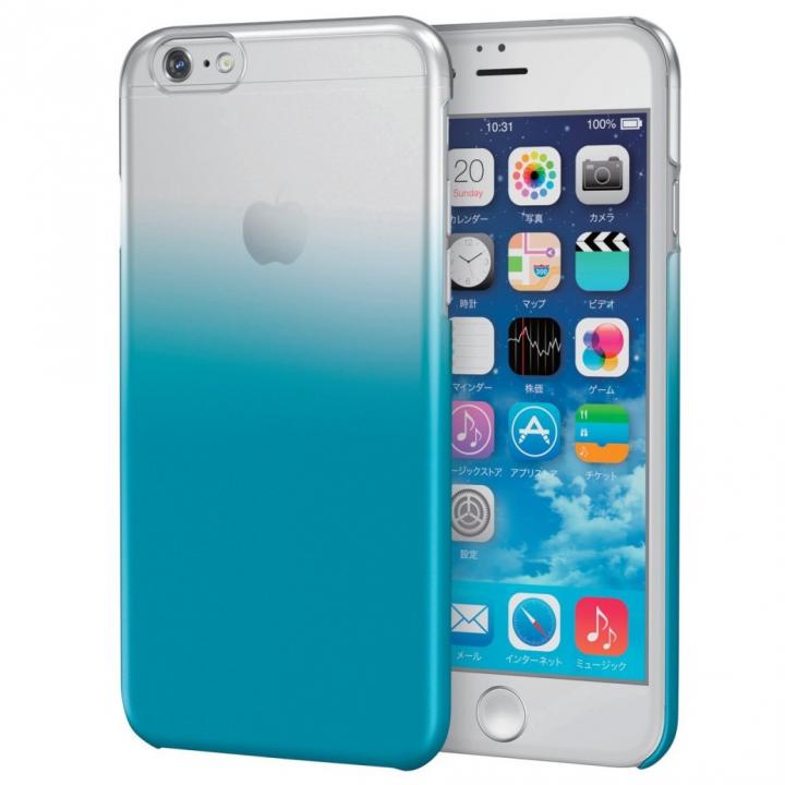 iPhone6s ケース グラデーションクリアハードケース クリア/ブルー iPhone 6s_0