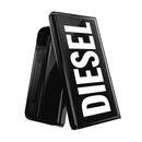 DIESEL Wallet Case Black/White iPhone 14 Plus【5月上旬】