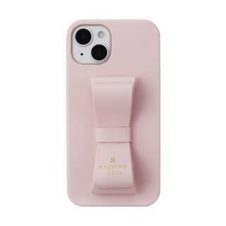 iPhone 14 (6.1インチ) ケース LANVIN en Bleu Slim Wrap Case Stand Ring Ribbon Pink iPhone 14
