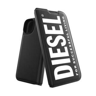 iPhone 14 (6.1インチ) ケース DIESEL Booklet Black/White iPhone 14