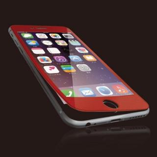 iPhone6s フィルム [0.40mm]液晶保護強化ガラス レッドフレーム iPhone 6s