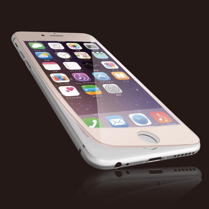 iPhone6s Plus フィルム [0.40mm]液晶保護強化ガラス ピンクフレーム iPhone 6s Plus_0