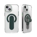 Mag Grip レンズガード一体型クリアケース ダークグリーン iPhone 15 Plus【5月下旬】