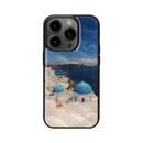 天然貝ケース サントリーニ島 iPhone 15 Pro