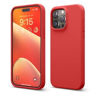 iPhone 15 Pro Max (6.7インチ) ケース elago SILICONE CASE Red iPhone 15 Pro Max