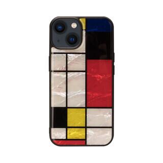 iPhone 15 (6.1インチ) ケース 天然貝ケース Mondrian iPhone 15