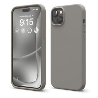 iPhone 15 Plus (6.7インチ) ケース elago SILICONE CASE Medium Grey iPhone 15 Plus