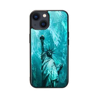 iPhone 15 (6.1インチ) ケース 天然貝ケース 自由の女神 iPhone 15