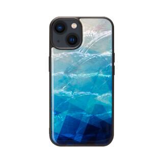 iPhone 15 (6.1インチ) ケース 天然貝ケース Blue Lake iPhone 15