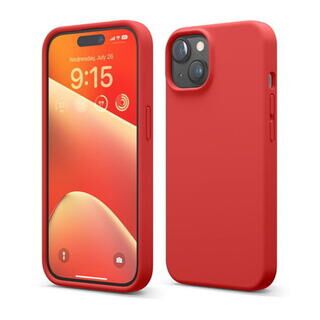 iPhone 15 (6.1インチ) ケース elago SILICONE CASE Red iPhone 15