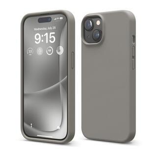 iPhone 15 (6.1インチ) ケース elago SILICONE CASE Medium Grey iPhone 15
